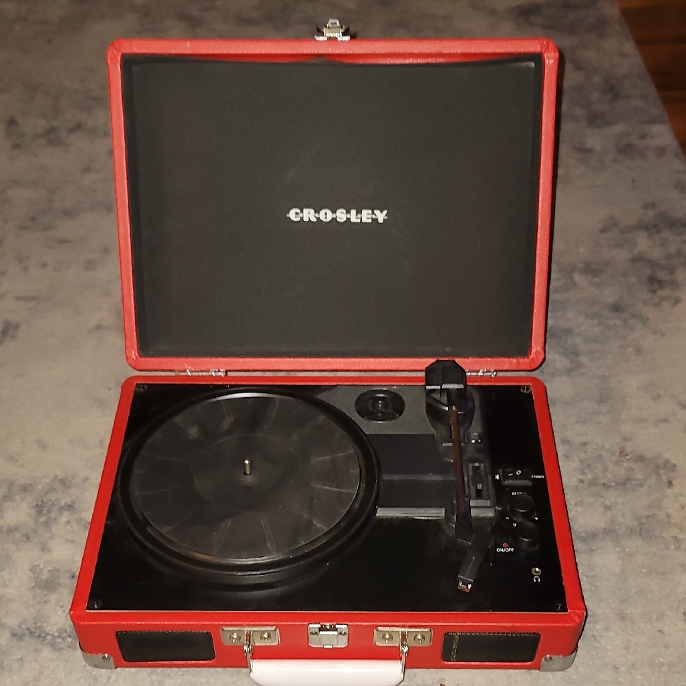 Crosley Red Portable Turntable